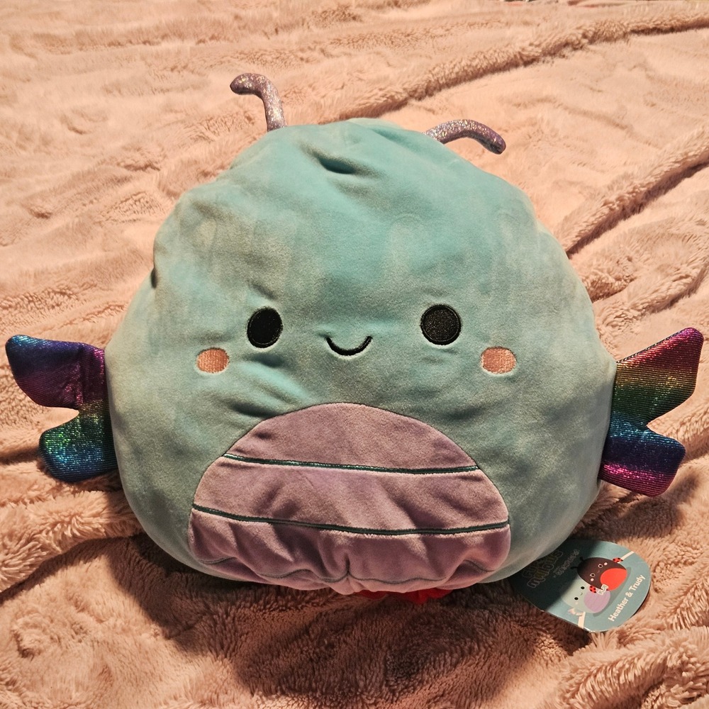 Squishmallows Flip A‎ Mallows Heather & Trudy Bug Ladybug Plush